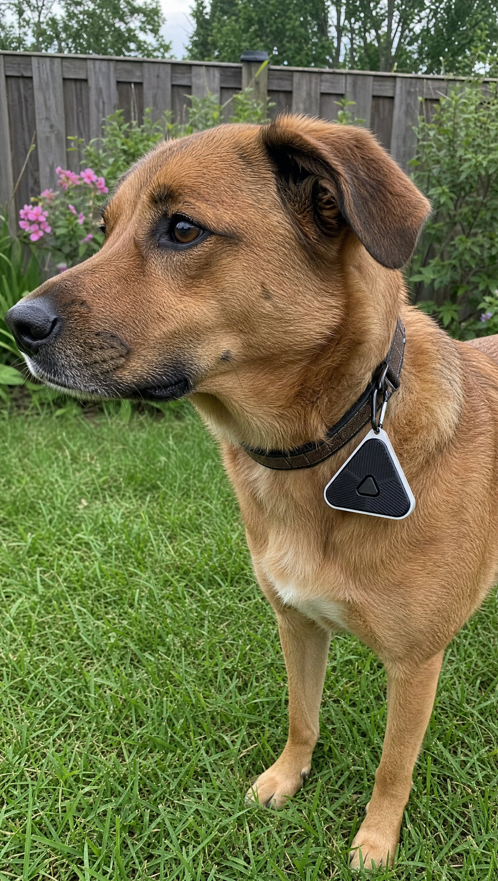 Wild Ward device on dog harness